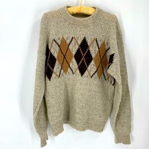 Argyle Sweater Men’s XL